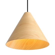 Golden 3988-13 LWA - Golden Lighting Conique 1-light 13in Pendant in Light Walnut